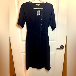 Women’s Pologram Black Midi Dress